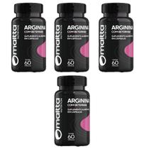 Kit 4x Arginina com Beterraba 4x60 cápsulas Maltta Sabor:Sem sabor Kit 4x Arginina com Beterraba 4x60 cápsulas Maltta Sabor:Sem sabor