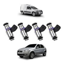Kit 4x Bico Injetor Fiat Palio Uno Fire Fiorino 1.0/1.5 8v 1302