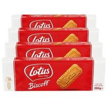 Kit 4X Biscoito Belga Lotus Biscoff 250G