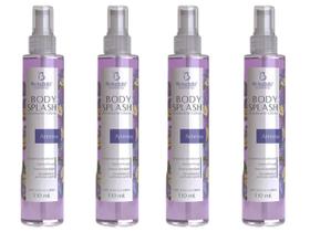 Kit 4x Body Splash Desodorante Colônia Ameixa 130ml