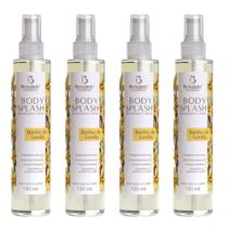 Kit 4x Body Splash Desodorante Colônia Banho de Vanilla 130ml