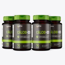 Kit 4x - Cálcio + D3 - 70 cápsulas