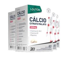 Kit 4x Calcitrax Cálcio com Vitaminas (60 cápsulas) - Lauton Kit 4x Calcitrax Cálcio com Vitaminas (60 cápsulas) - Lauton