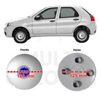 Kit 4X Calota Centro Roda Ferro Aro 14 Fiat Palio Coquinho