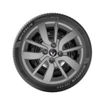 Kit 4X Calota Sandero Logan Scenic Aro 15 Grafite Com Logo