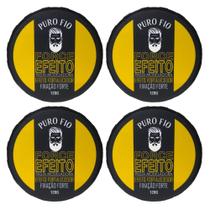 Kit 4x Cera Modeladora Masculina Puro Fio 120g Fixação Forte Pasta Modeladora Profissional Kit 4x Cera Modeladora Masculina Puro Fio 120g Fixação Forte Pasta Modeladora Profissional