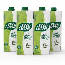Kit 4x Chá Verde c/ Limão Baixo em Calorias FEEL GOOD 1L Kit 4x Chá Verde c/ Limão Baixo em Calorias FEEL GOOD 1L