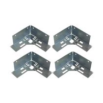 Kit 4x Chapas Aço Salva Conserta Recupera Gabinete Lavadoras