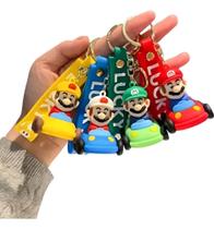 Kit 4x Chaveiros Super Mario Kart Acessório Personagem Coleção Chave Carro Bolsa Mochila Presente Kit 4x Chaveiros Super Mario Kart Acessório Personagem Coleção Chave Carro Bolsa Mochila Presente