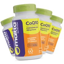 Kit 4x Coenzima Q10 Duom 100% Suplemento Alimentar Natural Vitaminas Original 60 Capsulas
