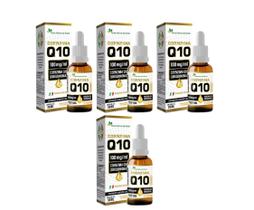 Kit 4x CoenzimaQ10 Ubiquinona 100ml Flora Nativa do Brasil