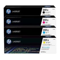 Kit 4x Cores Toner 201X M277DW M252DW BK+C+Y+M Kit 4x Cores Toner 201X M277DW M252DW BK+C+Y+M