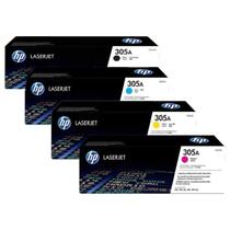 Kit 4x Cores Toner 305A M475DW M475DN M451DW I BK+C+Y+M Kit 4x Cores Toner 305A M475DW M475DN M451DW I BK+C+Y+M