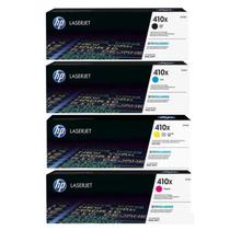 Kit 4x Cores Toner 410X M452DN M477FDN I BK+C+Y+M