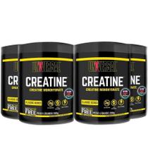 Kit 4X Creatina - 200G - Sem Sabor - Universal Nutition