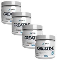 Kit 4x Creatina Monohidratada 300g Pura Alpex Nutrition - Alpex Sports Nutrition