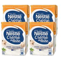 Kit 4x Creme De Leite Zero Lactose  Nestlé 200ml