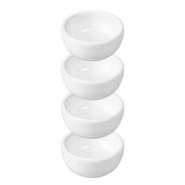 Kit 4x Cubeta Porcelana 40mL Autoclavável Estética - Peelings, Máscaras, Mistura Pó Liquido Gel Henna
