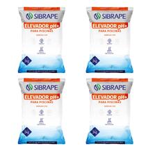 Kit 4x Elevador De Ph Para Piscina Barrilha Sibrape 2 Kg Kit 4x Elevador De Ph Para Piscina Barrilha Sibrape 2 Kg