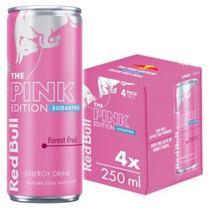 Kit 4x Energético RED BULL Sugar Free Frutas Vermelhas 250ml