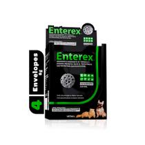Kit 4x Enterex Antitóxico - Envelopes de 8g - Vetnil