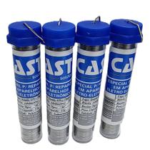 Kit 4x Estanho Solda Cast Fio 1mm 25g Liga 63/37 Original Kit 4x Estanho Solda Cast Fio 1mm 25g Liga 63/37 Original