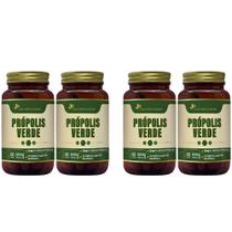 Kit 4x Extrato Seco Própolis Verde 60 Capsulas 500mg