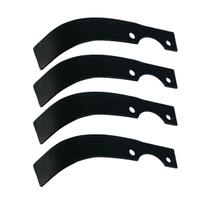 Kit 4x Facas Direita Lâmina Para Motocultivador BFG 900/910