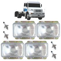 Kit 4X Farol Mb Mercedes Bicudo 93 A 04 + Lâmpada 12V