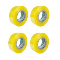 Kit 4x Fita Adesiva Transparente 4,8cmx 270m Alta Qualidade