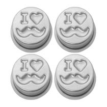 Kit 4X Formas Bolo Papai Dia Dos Pais (17,5X5Cm)