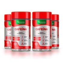 Kit 4x Frascos de Cafeína, Guaraná, Café Verde Suplemento 3x1 - 240 Capsulas 700mg - Denavita