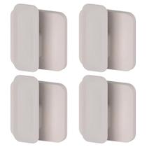 Kit 4x Gancho de Parede Toalha Roupas Adesivo Ou Bege