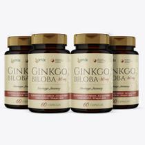 Kit 4x - Ginkgo Biloba (80 mg) - 60 cápsulas