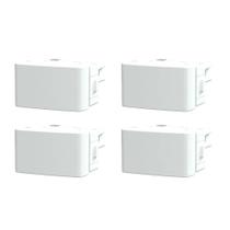 Kit 4x Interruptor Simples Lunare Up Schneider S40010 Branco