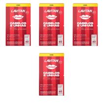Kit 4x Lavitan Carmed Cabelos e Unhas Sabor Iogurte de Morango 4x60 comp Mastigáveis Cimed Especificação Sabor:Iogurte d Kit 4x Lavitan Carmed Cabelos e Unhas Sabor Iogurte de Morango 4x60 comp Mastigáveis Cimed Especificação Sabor:Iogurte d