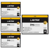 Kit 4x Lavitan ZMA Performance 4x30 comp Lavitan Cimed Especificação Sabor:Sem Sabor Kit 4x Lavitan ZMA Performance 4x30 comp Lavitan Cimed Especificação Sabor:Sem Sabor