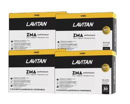Kit 4x Lavitan ZMA Performance C/30 Comprimidos - Cimed