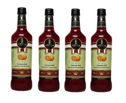 Kit 4x Licor Fórmula Curaçau Red 720ml Kit 4x Licor Fórmula Curaçau Red 720ml