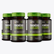 Kit 4x - Magnésio Quelato - 70 cápsulas