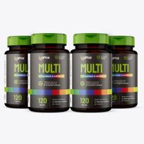 Kit 4x - Multivitaminico e Mineral - 120 cápsulas