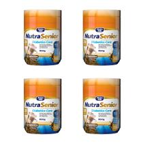 Kit 4X Nutra Senior Adulto 50+ Diabetics Care Complemento Alimentar 800g - 28 Vitaminas e Minerais
