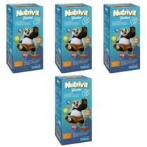 Kit 4x Nutrivit Júnior Sabor Tangerina 4x240ml Natulab
