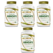 Kit 4x Óleo de Abacate 4x60 cápsulas Flora Nativa do Brasil Sabor:Sem sabor Kit 4x Óleo de Abacate 4x60 cápsulas Flora Nativa do Brasil Sabor:Sem sabor