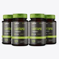Kit 4x - Óleo de Cártamo c/ Vitamina E (1 g) - 120 cápsulas