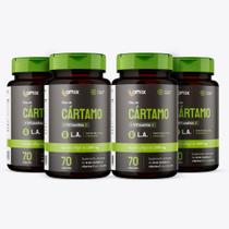 Kit 4x - Óleo de Cártamo c/ Vitamina E (1 g) - 70 cápsulas