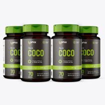 Kit 4X - Óleo De Coco (1 G) - 70 Cápsulas - Omix