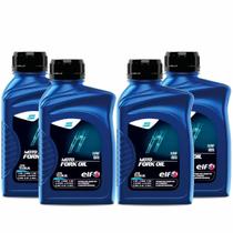 Kit 4x Óleo De Suspensão Bengala 10w Elf 500ml Moto Fork Oil