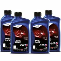 Kit 4x Óleo Sintético 10w-60 Elf Moto 4 Race Sintético Kit 4x Óleo Sintético 10w-60 Elf Moto 4 Race Sintético