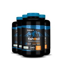 Kit 4X Omega 3 Fish Oil Meg 3 240 Cps Hf Suplementos